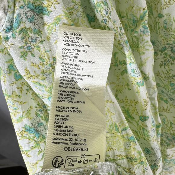 Free People Shea Floral Mini Casual Dress Size XS - Picture 6 of 15